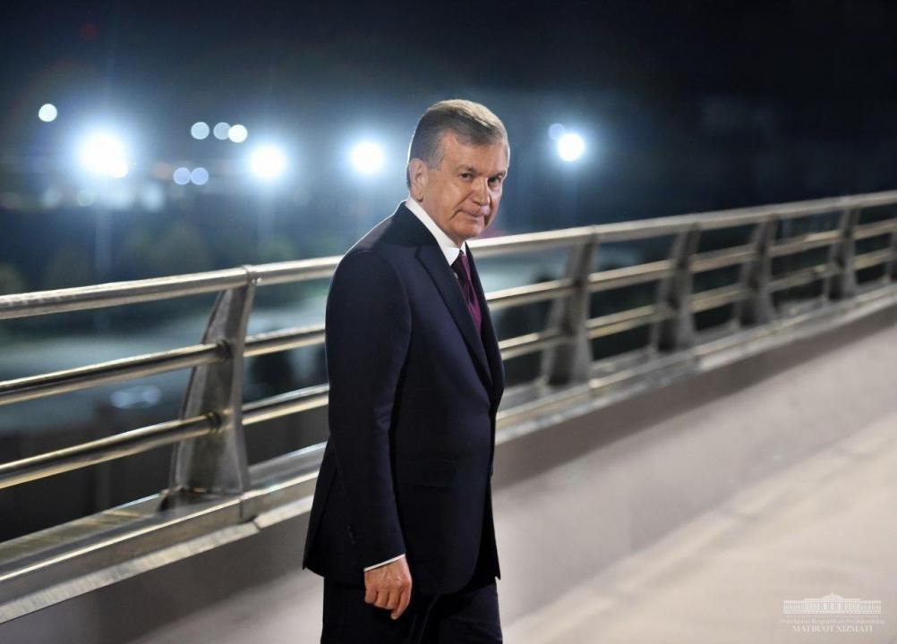 В Ташкенте открыли трехуровневую дорожную развязку