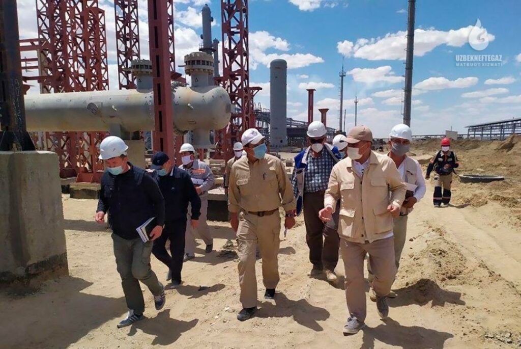 «Узбекнефтегаз» выявила недостатки при строительстве объектов