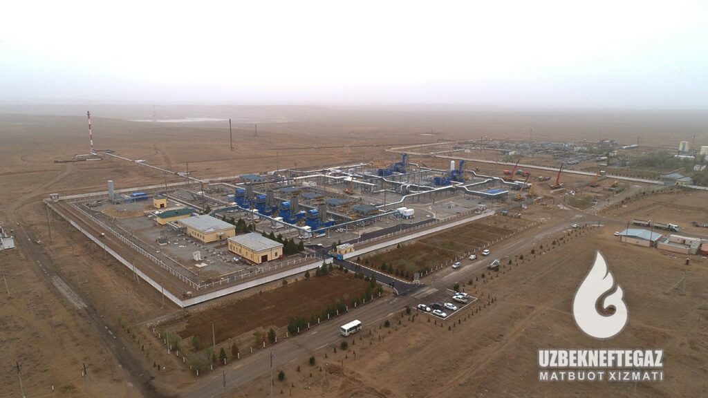 «Узбекнефтегаз» запустил новую компрессорную станцию в Кашкадарье