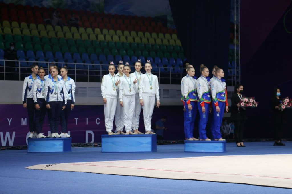 Сборная РУз по художественной гимнастике заняла первое место на этапе Кубка мира