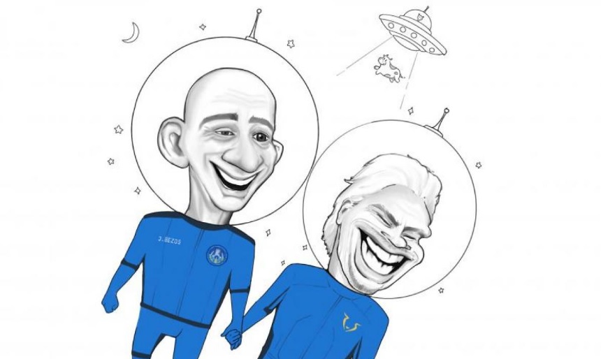 Как заработать на космической гонке между Брэнсоном и Безосом