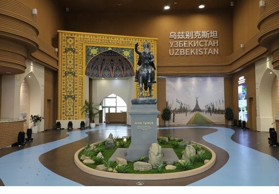 Торговый павильон Узбекистана открыли в Китае