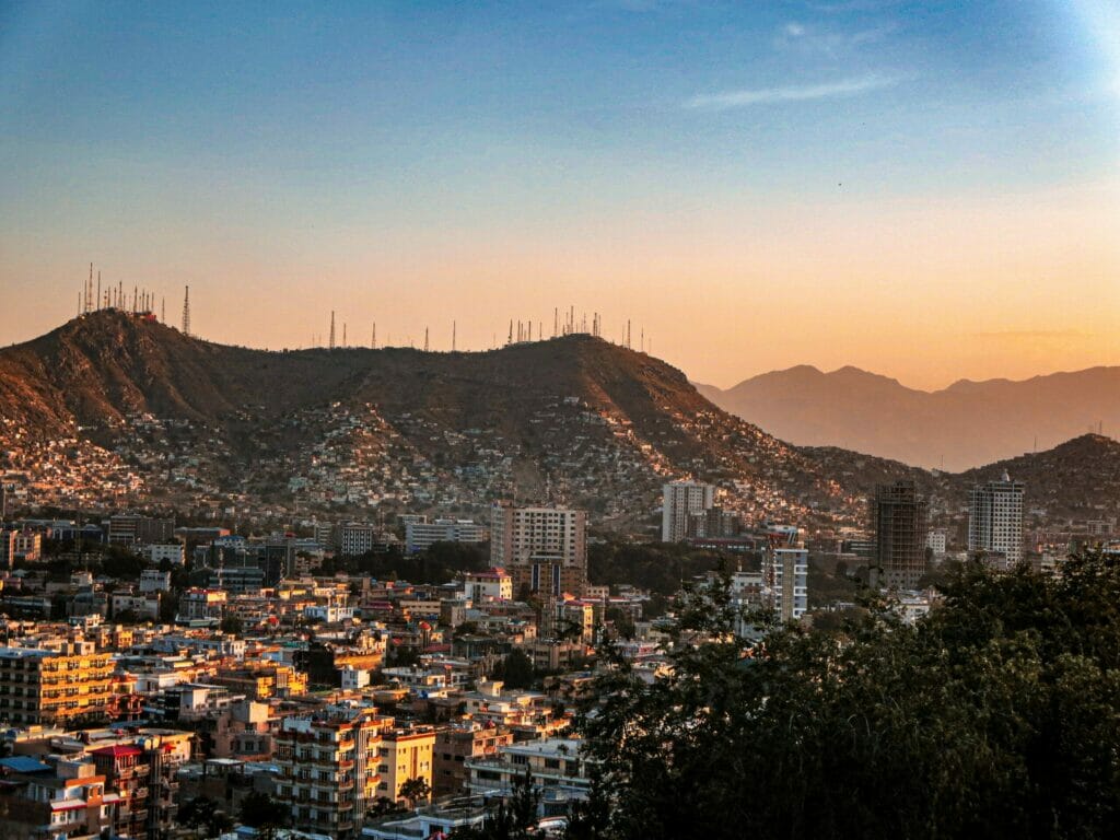 Панорама Кабула, столицы Афганистана
