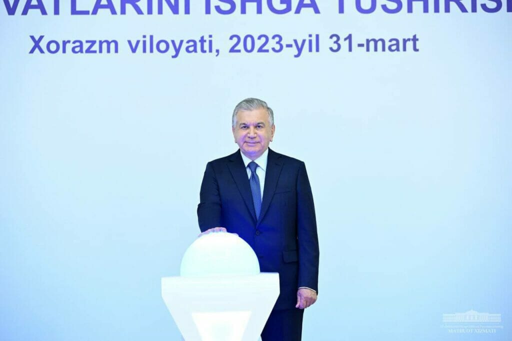 Мирзиёев запустил в Хорезме шесть предприятий