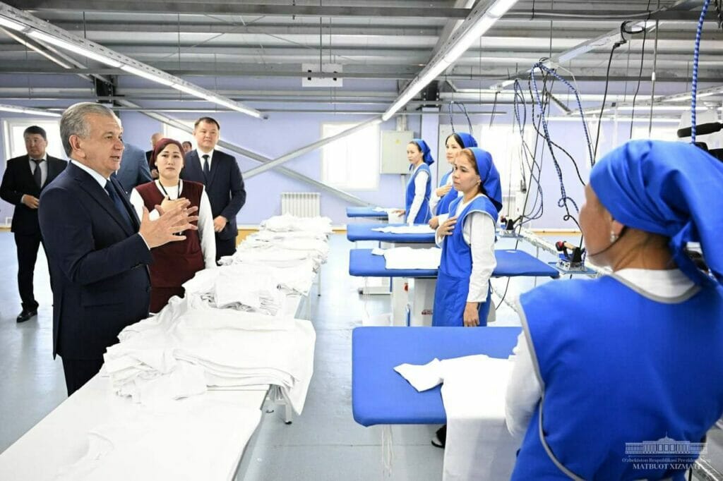 Каракалпакская фабрика планирует ежегодно экспортировать трикотаж на $6 млн