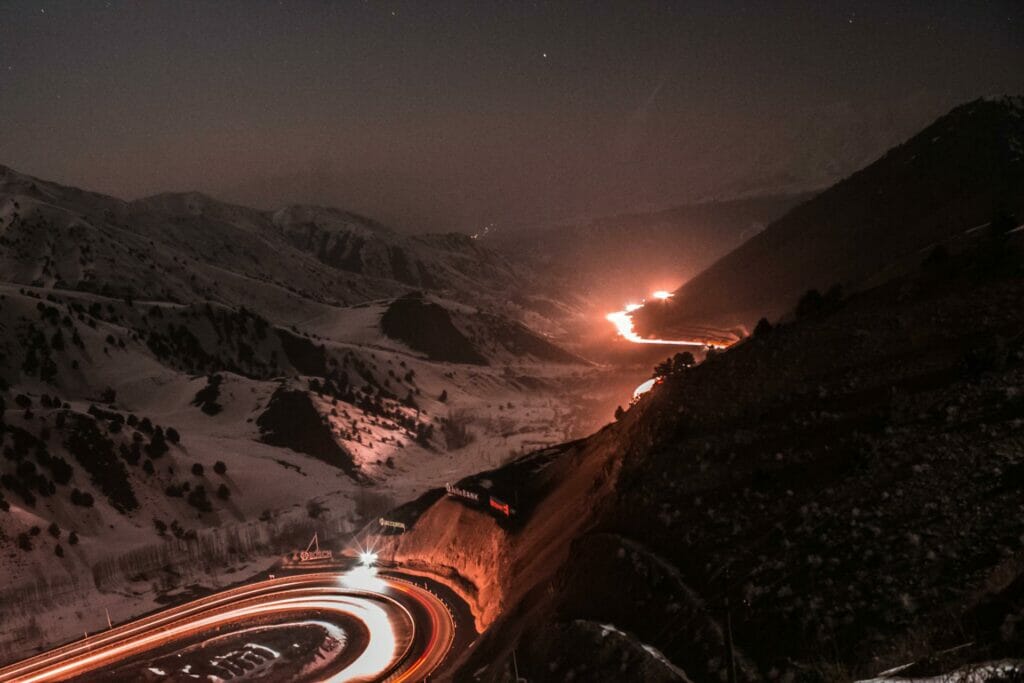 На перевале Камчик сошел оползень