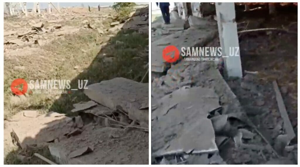 На самаркандской птицефабрике произошел взрыв