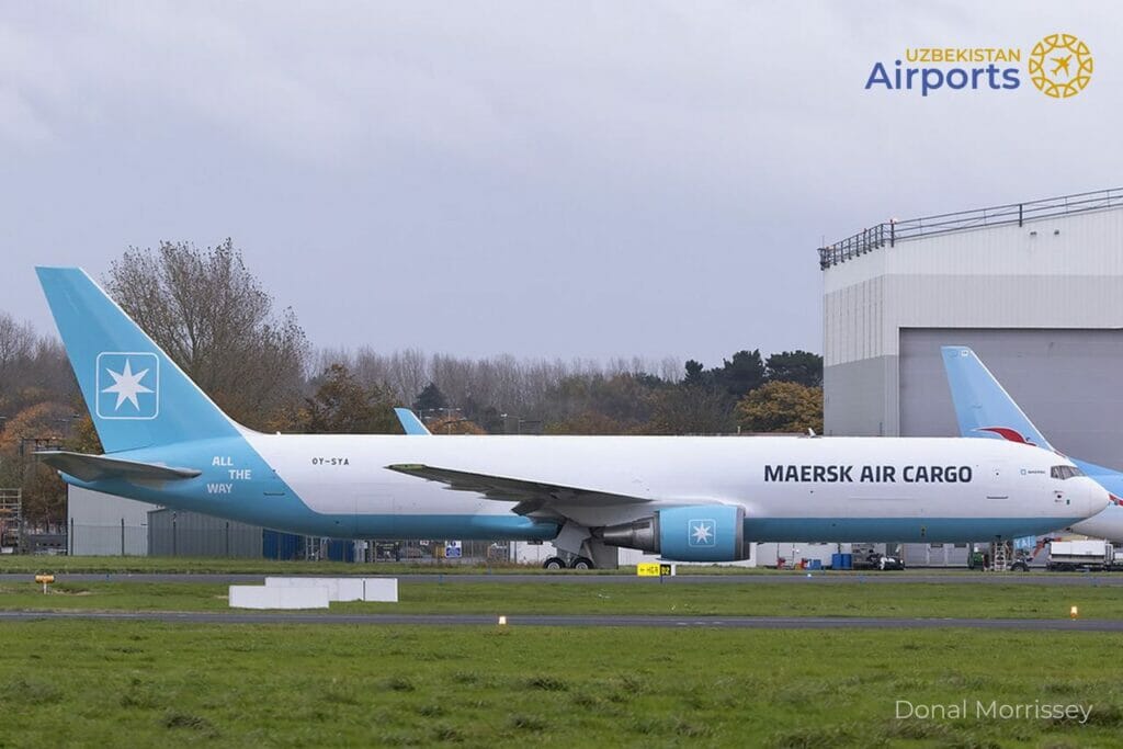 В РУз начнут летать грузовые самолеты Maersk Air Cargo
