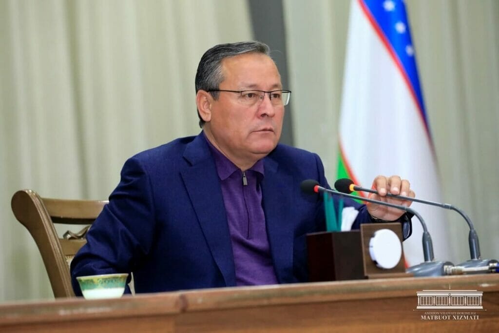 Andijon viloyati hokimi lavozimidan ozod etildi
