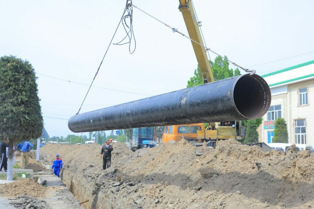 В Намангане улучшают водоснабжение