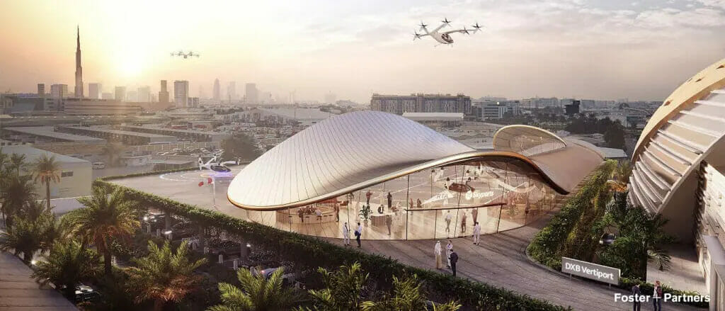 Dubayda 2026 yilgacha uchar taksilar ishga tushiriladi