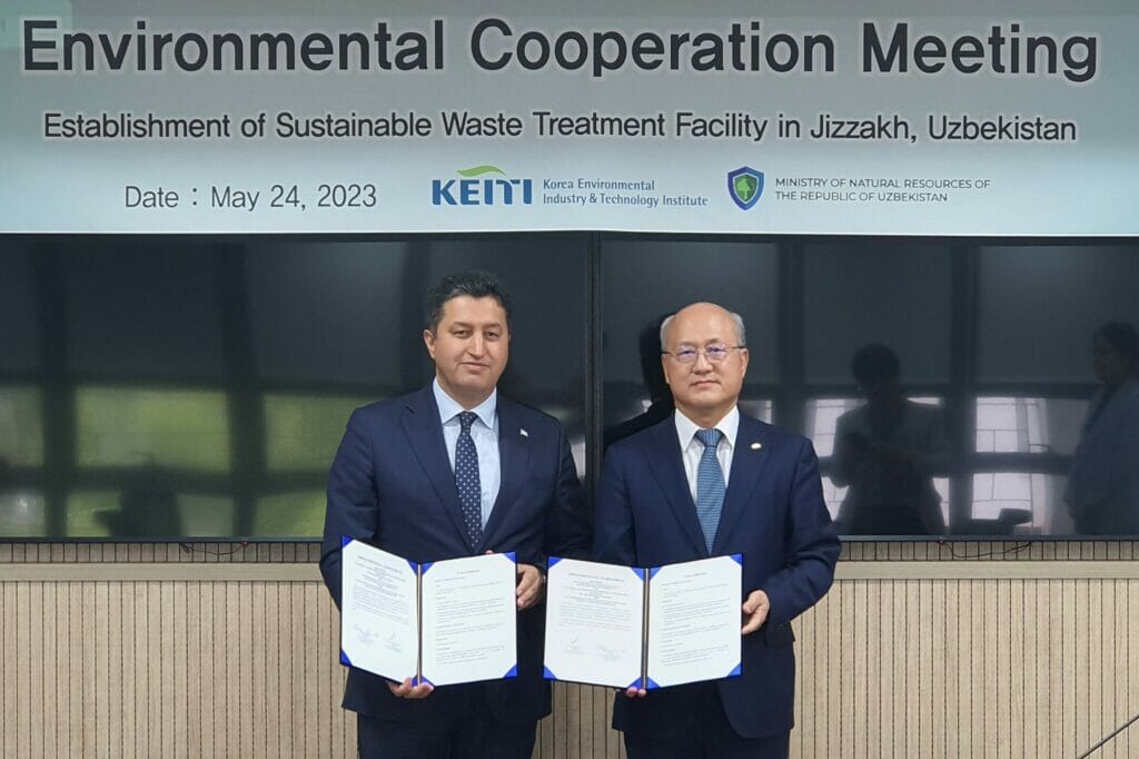 Южная Корея вложит почти $7 млн в отрасль по переработке отходов в Узбекистане
