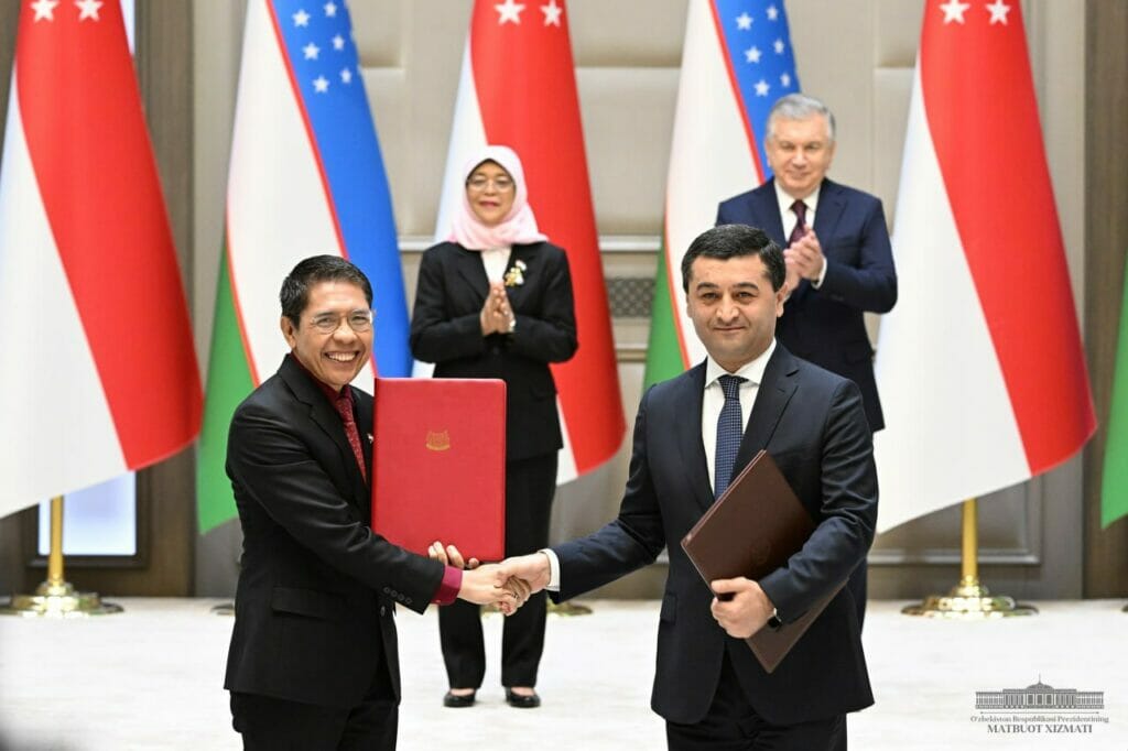 Туризм, инвестиции и зеленая экономика: о чем договорились Узбекистан и Сингапур