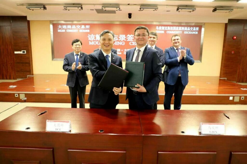 УзРТСБ и Даляньская товарная биржа будут обмениваться информацией