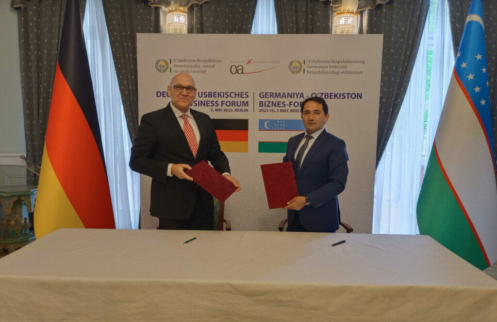 Узбекистан и Германия подписали контракты на 113 млн евро