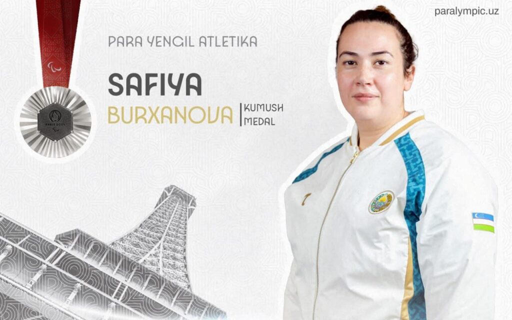 Safiya Burxanova O‘zbekiston hisobiga oltinchi kumush medalni olib berdi