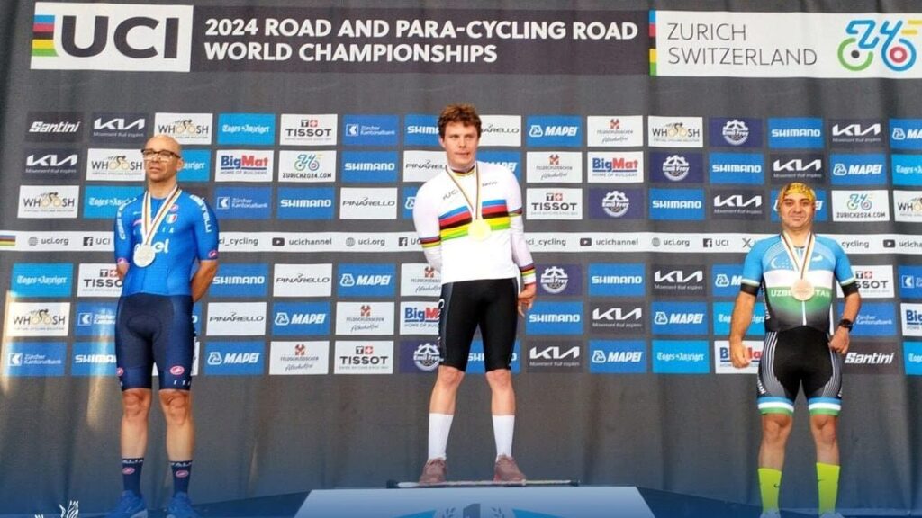 Tarixda ilk bor o‘zbekistonlik para velosportchi jahon chempionatida sovrindor bo‘ldi