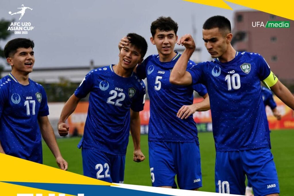 O‘zbekiston U-20 terma jamoasi Osiyo kubogidagi ishtirokini g‘alaba bilan boshladi