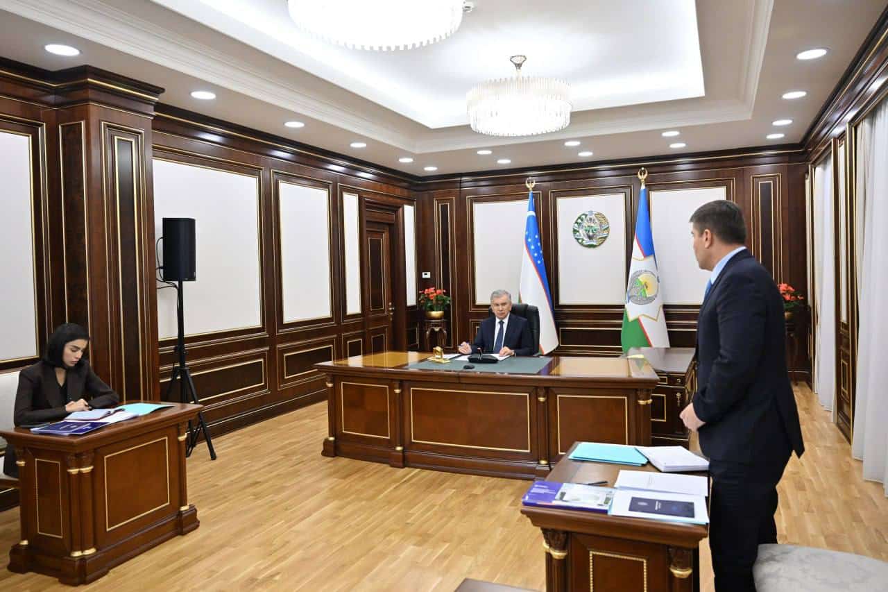 Совещание с президентом РУз Шавкатом Мирзиёевым