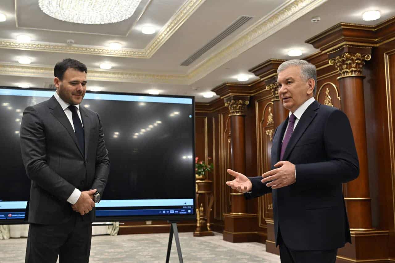 Эмин Агаларов представил Шавкату Мирзиёеву мастер-план комплекса Sea Breeze