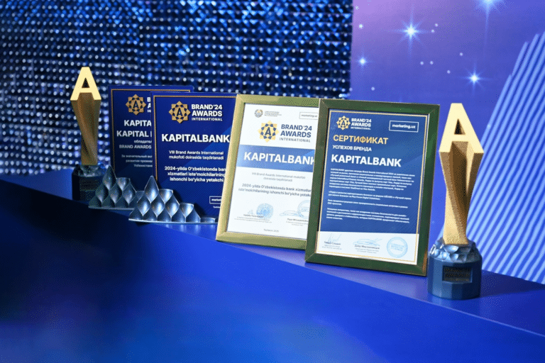 Капиталбанк удостоен награды Brand Awards International 2024