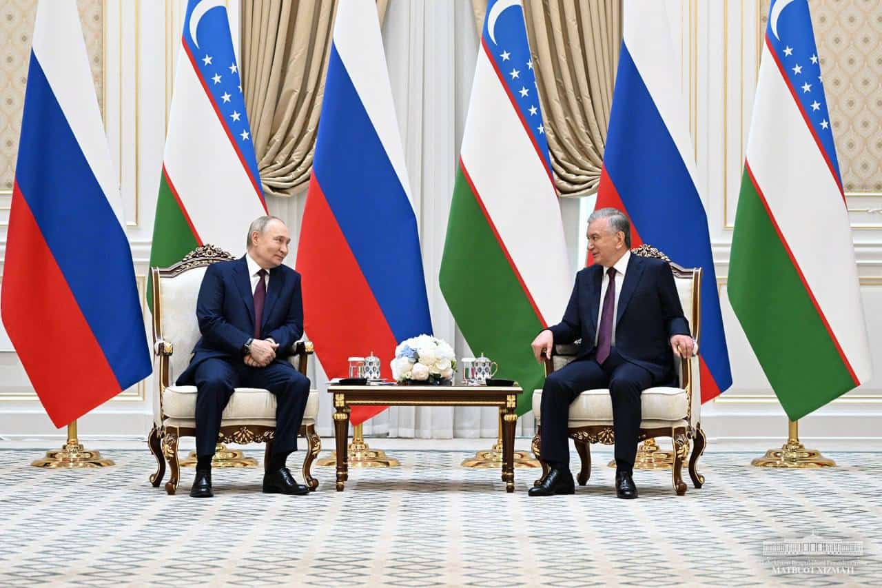 Переговоры Путина и Мирзиёева 27 мая 2024 года
