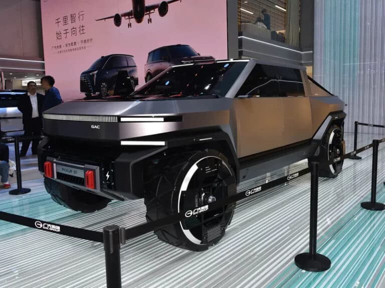 Cybertruck dizaynidagi Xitoycha pikap: GAC 2027-yilga rejani e’lon qildi