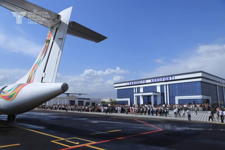 Sariosiyo aeroporti 20 yildan so‘ng faoliyatini tikladi
