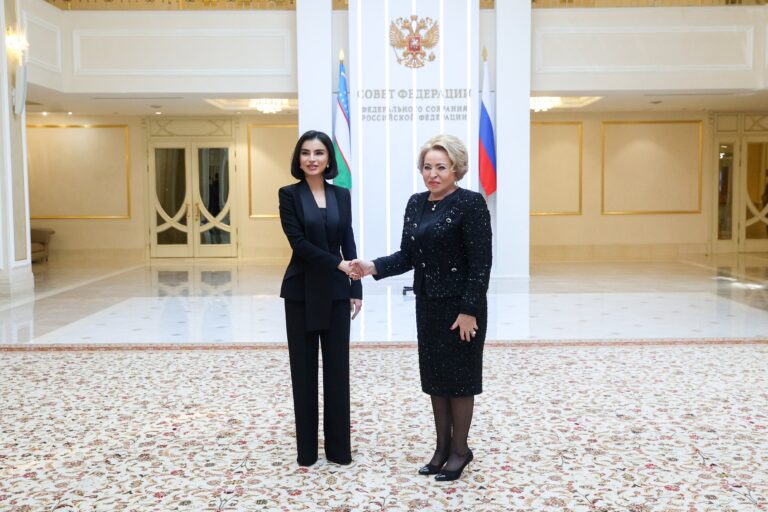 Саида Мирзиёева заявила о братских отношениях президентов Узбекистана и РФ