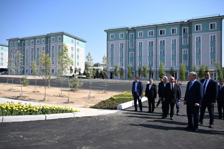 Мирзиёев осмотрел экогородок в Паркентском районе