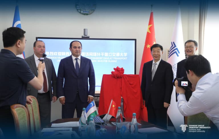 TDTUda O‘zbekiston – Xitoy transport fakulteti yo‘lga qo‘yildi