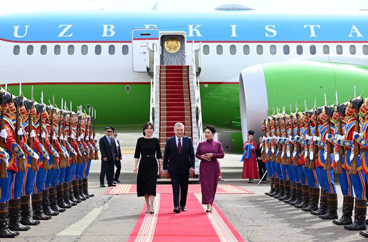 Визит Мирзиёева в Монголию
