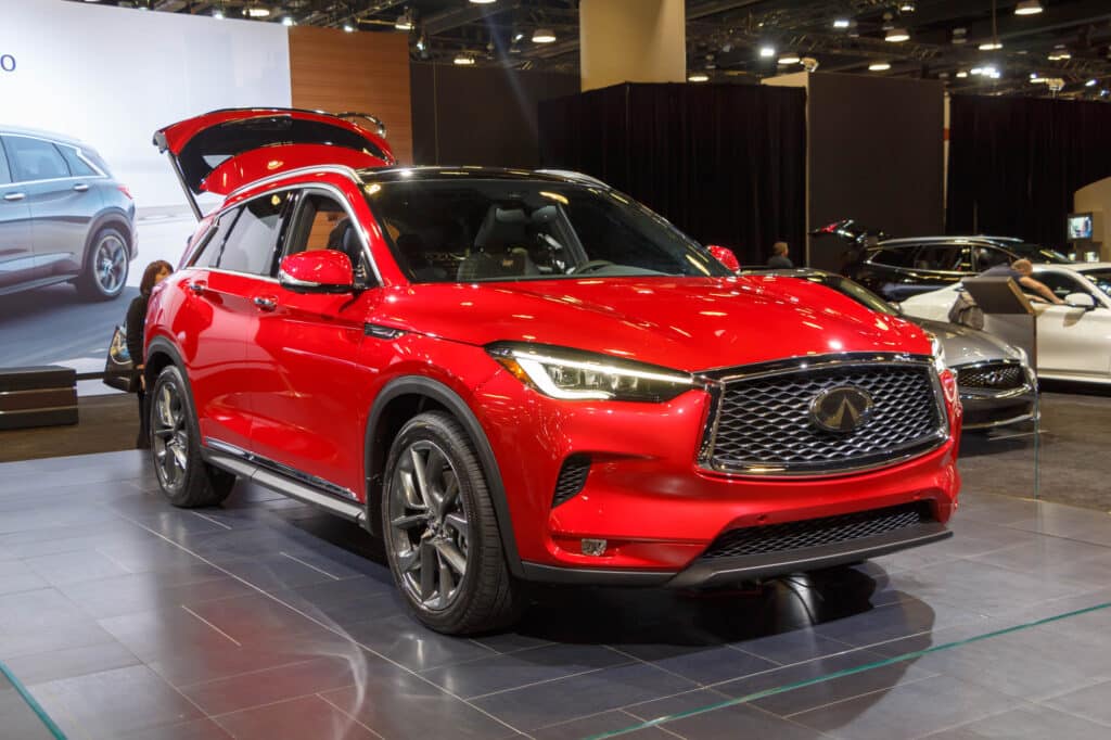 Vancouver, Canada - March 2018 : Infiniti QX50, taken at 2018 Vancouver Auto Show