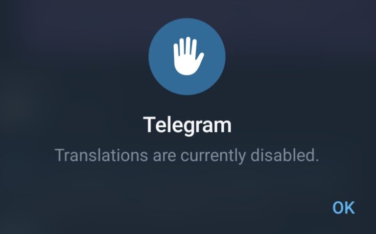 Telegram объяснил, почему пропала функция перевода сообщений