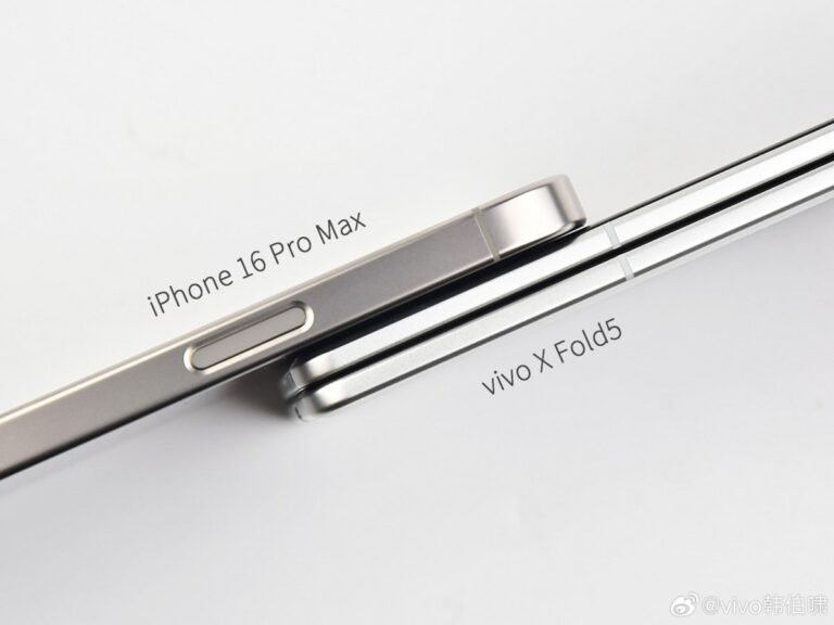 Vivo X Fold5 iPhone 16 Pro Max’dan ham yupqaroq bo‘ladi