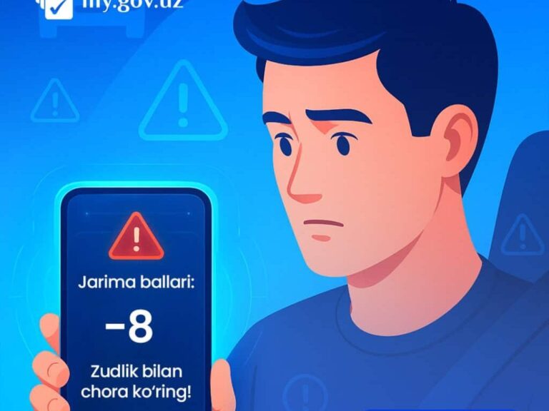 Haydovchilar jarima ballarini endi onlayn tekshirishi mumkin