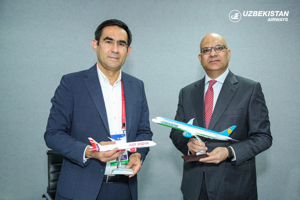 Uzbekistan Airways и Air India упростили перелеты между Узбекистаном и Индией