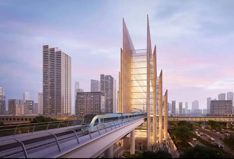 Dubayda eng baland metro bekati barpo etiladi