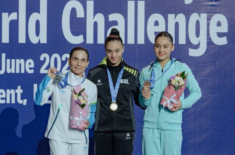 Чусовитина завоевала серебряную медаль World Challenge Cup