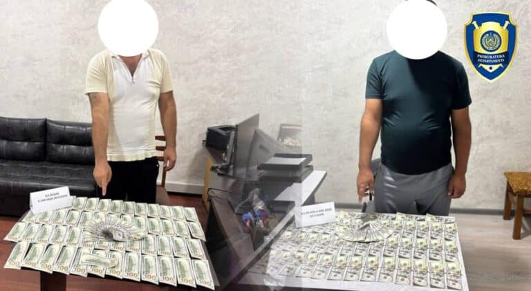 Namanganda qalbaki AQSh dollarlarini sotayotgan shaxslar qo‘lga olindi