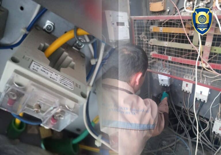 Andijonda 531 million so‘mlik elektr o‘g‘riligi aniqlandi