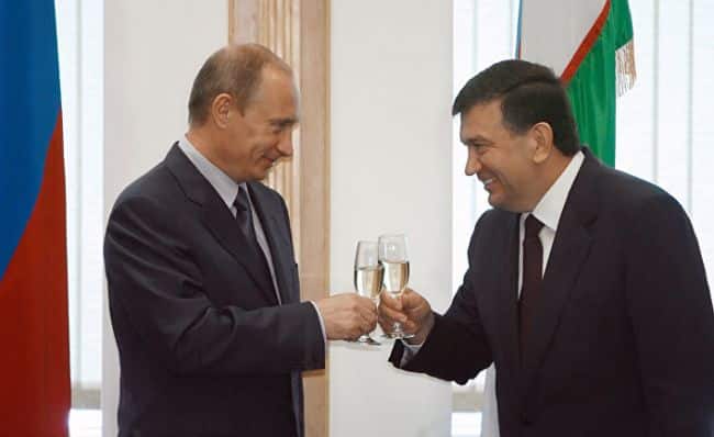 Mirziyoyev and Putin