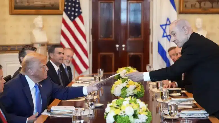 Netanyahu Trampni Tinchlik bo‘yicha Nobel mukofotiga tavsiya qildi
