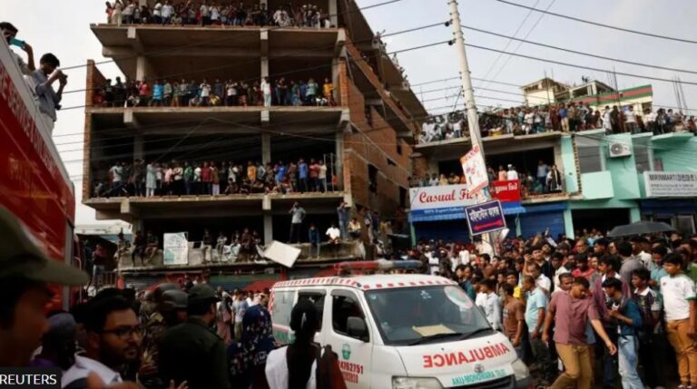 Deadly Jet Crash at Bangladesh School Kills 19, Injures Over 160