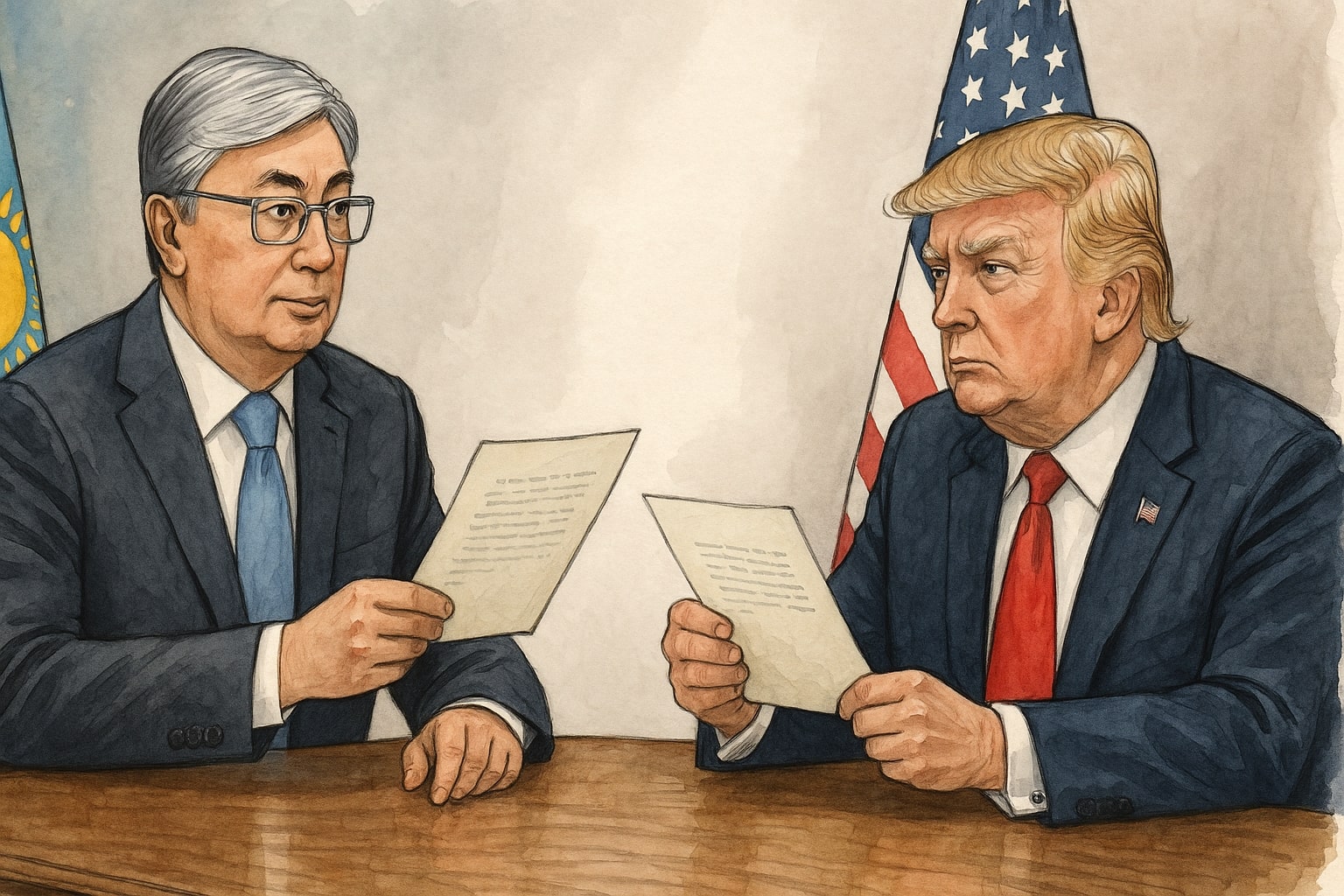 Токаев и Трамп