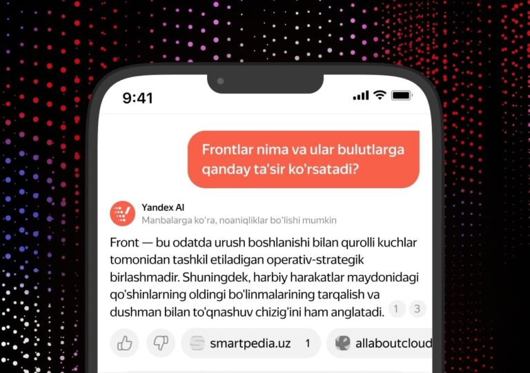 Yandex представил поиск с ИИ с поддержкой узбекского