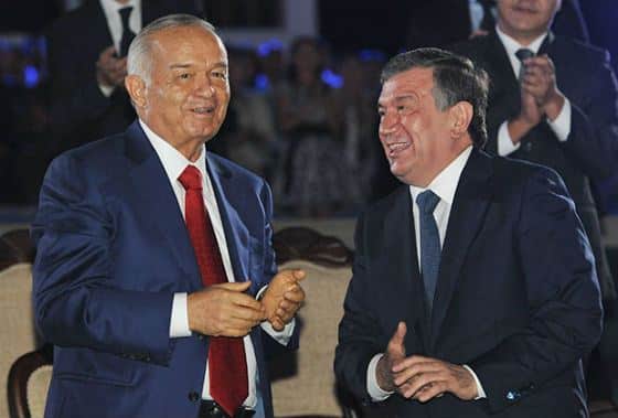 Mirziyoyev and Karimov