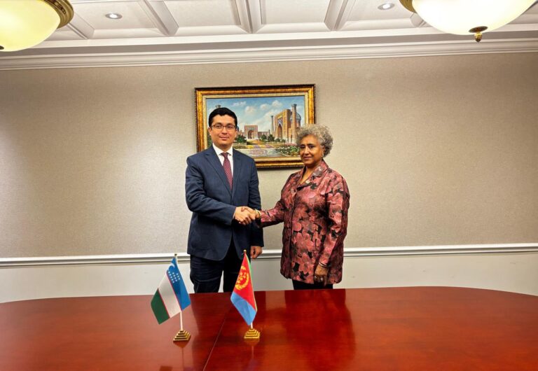 Uzbekistan and Eritrea Establish Diplomatic Relations