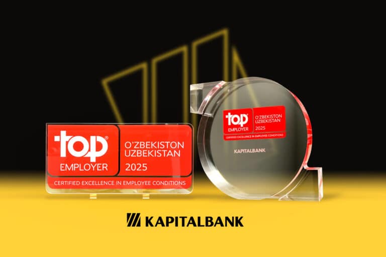 Капиталбанк подтвердил статус лучшего работодателя Узбекистана по версии Top Employers Institute