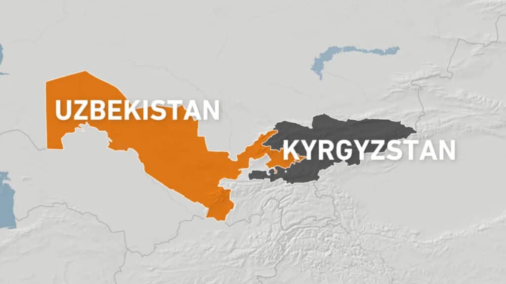 boder, Uzbekistan, Kyrgyzstan, Central Asia